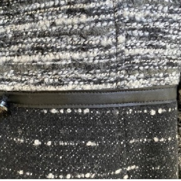 New 3 Season Boucle Coat Jacket wRmvble Fur Collar - Picture 4 of 9